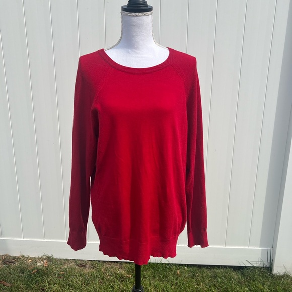 torrid Sweaters - Torrid Red Crew Neck Sweater